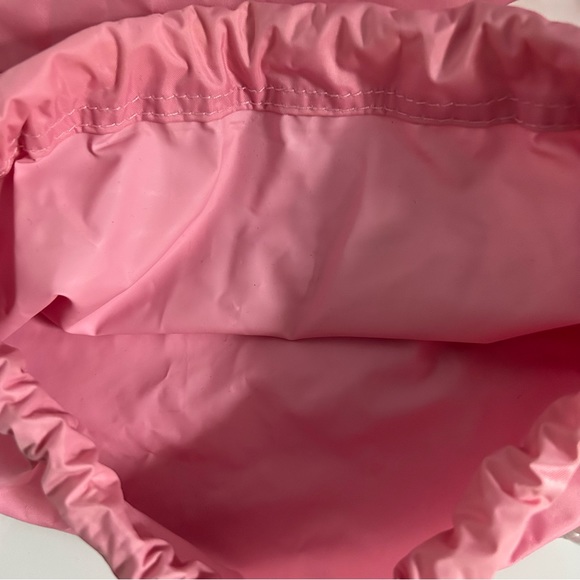 Pink nylon drawstring cinch bag/backpack with SKATER logo - Picture 4 of 6